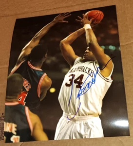 Corliss Williamson Arkansas Razorbacks Champs SIGNED AUTOGRAPHED 8x10 Photo COA - Picture 1 of 1