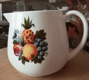 Vintage Carlton Ware Tropical Hawaiian Fruit Jug 4" tall - Picture 1 of 5