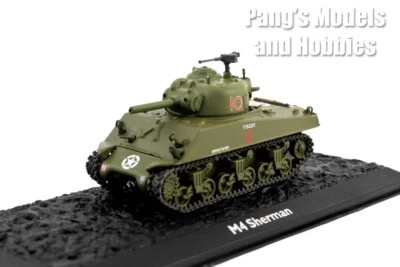 M4 Sherman Medium Tank & Display Case - US ARMY - 1/72 Scale Model - Image 1 of 4
