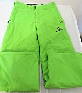 SCOTT GRÜN ISOLIERTE VERSTELLBARE TAILLE SCHNEE SKI HOSE JUNIOREN LARGE - Bild 1 von 7