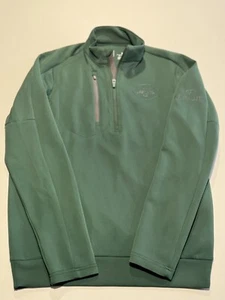 New York Jets Herren NFL Quarter Zip Pullover - Antigua Green Corona Größe Small - Bild 1 von 9