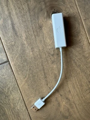 Original OEM Genuine Apple USB-A to Ethernet Adapter - White - A1277 - MC704LL/A - Image 1 of 4