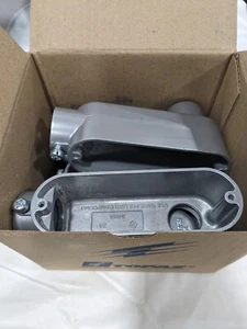 Topaz 1" Aluminum EMT & Rigid Conduit Body Qty 5 LB3SS - Picture 1 of 4