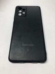 Silikonowe etui Samsung EF-PA725 do Galaxy A72, odporne na wstrząsy, cienkie, czarne - Zdjęcie 1 z 6