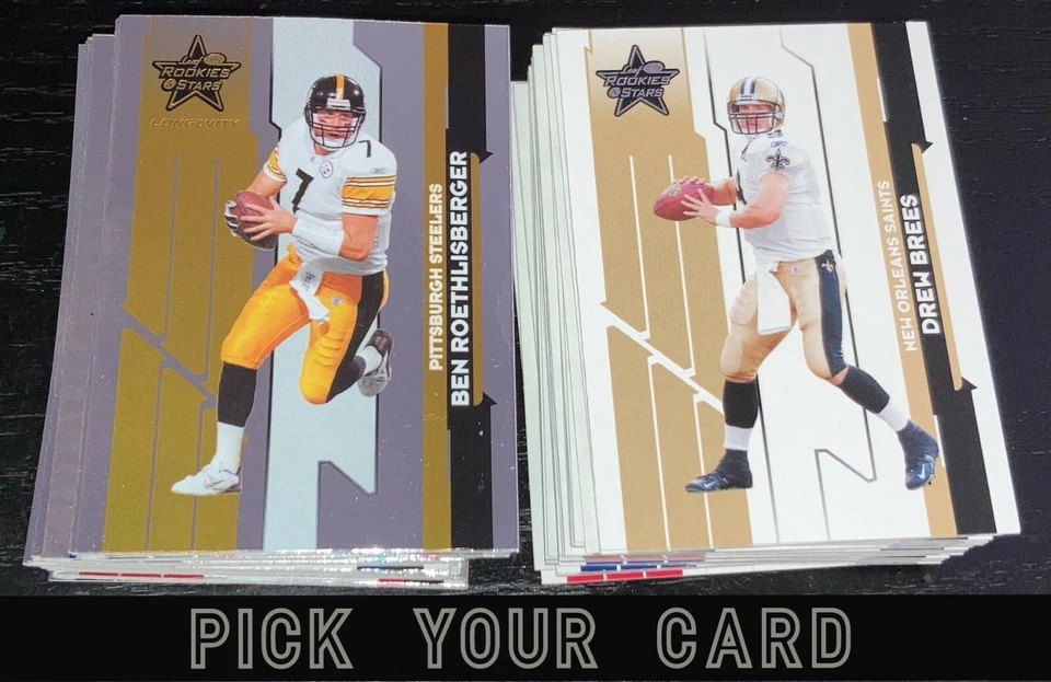 *YOU PICK ONE* 2006 Leaf Rookies & Stars football card single ~ LONGEVITY + Base - Image 1 of 1