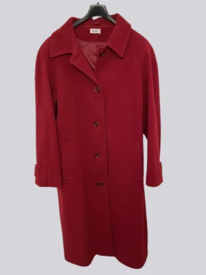 Damart Long wool Rich Coat Red UK 14 RRP £120 LN042 NN 03 - Image 1 of 4