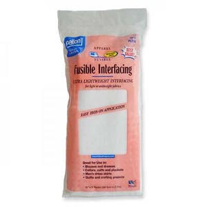 PLF36 Basic Fusible Interfacing for Lightweight Fabrics 15in x 3yds X - Foto 1 di 1