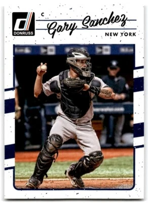 2017 Panini Donruss Gary Sanchez New York Yankees #126 - Image 1 of 2