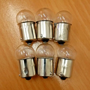 5W 12V BA15S Car Rear Tail Light Bulb BU207 Pack of 6 - Picture 1 of 2