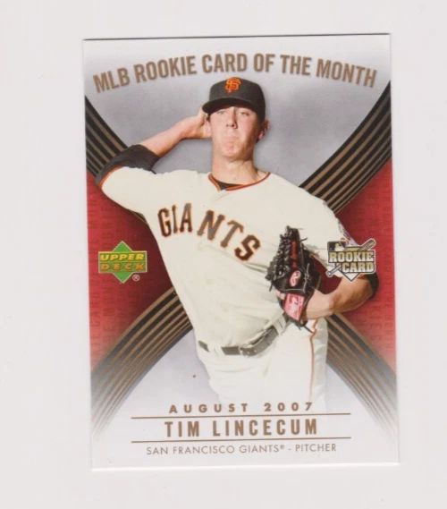 Upper Deck Tim Lincecum Baseball Sports Trading Cards