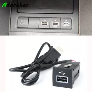 VW 5 MK5 Scirocco 2006 Jetta Golf 6 Car QC3 USB Charger Socket - Picture 1 of 5
