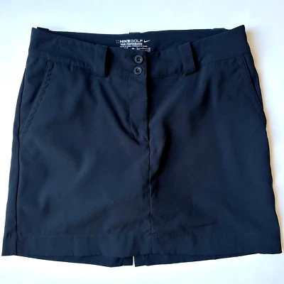 Nike Golf Dri-Fit Tour Performance Skort-Double Button-Women's Size 4-Black - Image 1 of 4