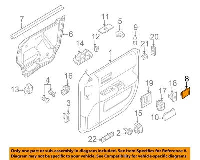 FORD OEM 07-19 Explorer Sport Trac Interior Trim-Handle Bezel 8A8Z7422621AB - Image 1 of 2