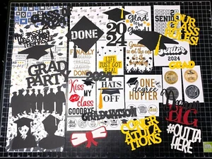 ¡Kit de álbum de recortes GRADUACIÓN! Project Life, papel, troquelados, ELIGE 2023 o 2024 - Imagen 1 de 2