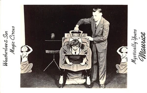 Weatherbee & Son Magic Circus Magician Maurice RPPC Postcard - Picture 1 of 2