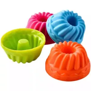 Mini Bundt Cake Pan for Baking Silicone Bundt Cake Pan Nonstick 3.07 Inch Sma... - Picture 1 of 6