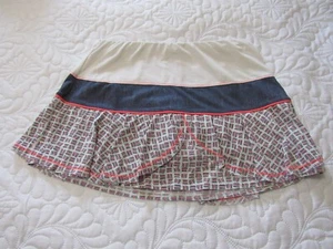 LUCKY IN LOVE Women's (MULTICOLORED) Tennis Skirt/Skort - Size M (8-10) - Picture 1 of 4