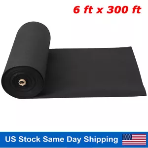 6ft x 300ft Geotextile Fabric 6 Oz Weed Barrier Landscape Drainage PP Non-woven - Picture 1 of 11