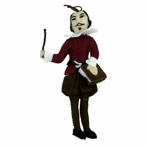Adorno Shakespeare Automático o Árbol Hecho a Mano Lana Fieltro Seda Ruta Envío Gratis - Imagen 1 de 2