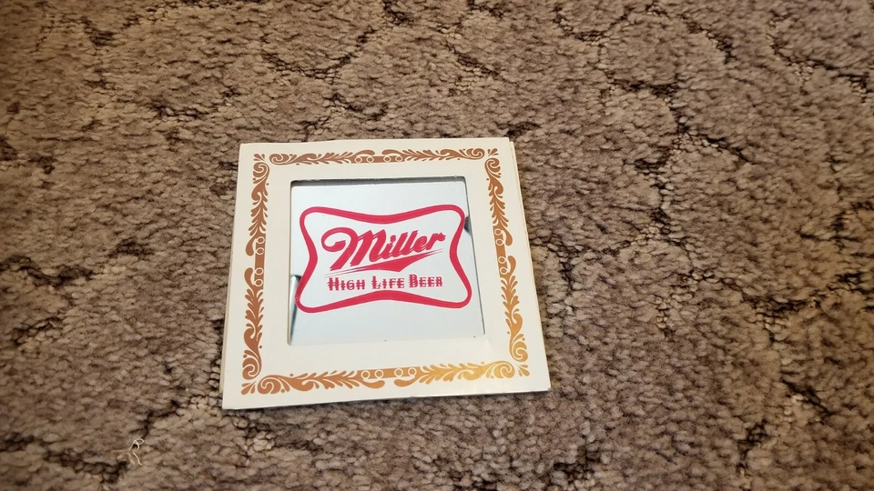 Vtg Miller High Life Carnival Mirror - Image 1 of 1