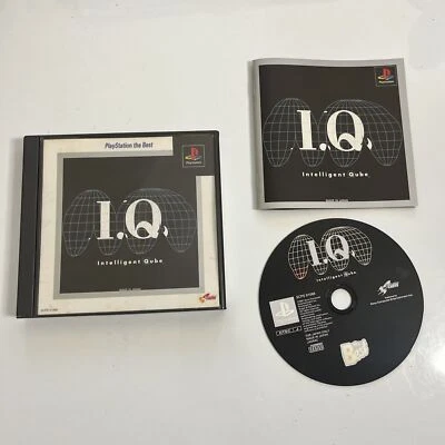 IQ Intelligent Qube  PS1 Sony PlayStation NTSC-J JAPAN 1997 Puzzle Game - Image 1 of 4