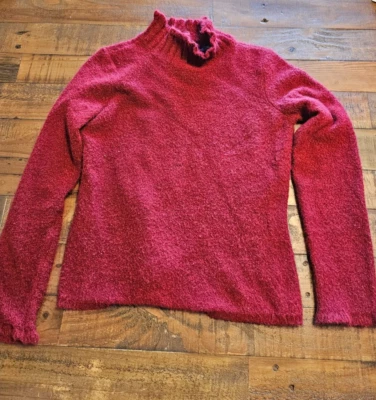 JH Collectibles SUÉTER (Pequeño Pequeño) JERSEY ROJO Cuello Alto Manga Larga Foto 1 de 3