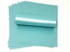 10 Sheets Sea Blue A4 Card With Gold Pearlescent Shimmer Double Sided 300gsm 