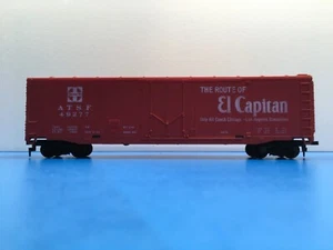 HO Scale "Santa Fe - El Capitan" 49277 Fifty Foot Freight Train Box Car #16 - Picture 1 of 12