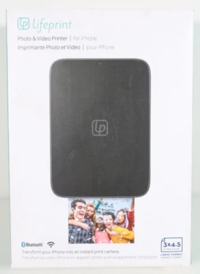 Lifeprint 2x3 Portable Bluetooth Photo and Video Printer for i phone FREE SHIPP - Image 1 of 4
