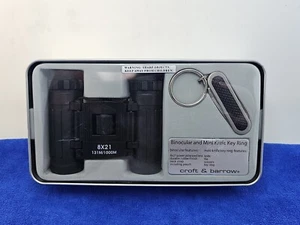 Binoculars And Pocket Knife Gift Set, Croft And Barrow New In Box, Fast Shipping - Picture 1 of 2