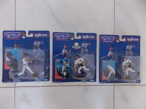 Starting Lineup MLB 1998 Edition Lot of 3 Kevin Brown Hideki Irabu Marc Newfield Cover