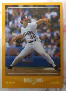 Puntuación de béisbol Cleveland Doug Jones 1988 #594 - Imagen 1 de 2
