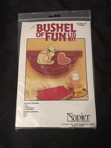 Bushel Of Fun Lid Kit Lovable Cat Sign - Picture 1 of 2