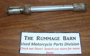 FRONT WHEEL AXLE with SPACERS ------- 1978 KAWASAKI KZ650 KZ 650 - Picture 1 of 1