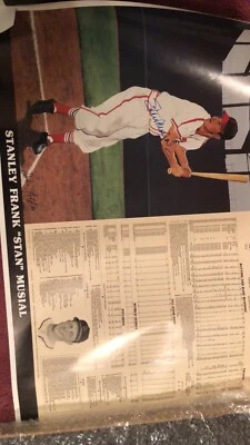 Stan Musial Autographed Poster  - Image 1 of 2