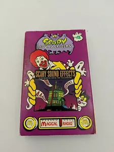 McDONALDS SCARY HALLOWEEN SOUND EFFECTS #4 CASSETTE TAPE Magical Radio Music - Picture 1 of 4