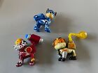 Lot Of 3 Paw Patrol Mighty Pups Action Dog Figures Chase Marshall Rubble