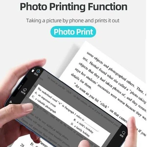 Portable Mini Printer Wireless BT Thermal Printer Easy Operation Compatible SG5 - Afbeelding 1 van 15