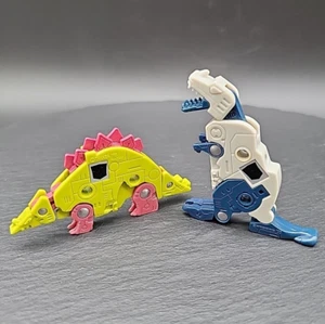 Vtg Transformer Cassette Tapes Action Figures Lot Dinosaurs OVERKILL SLUGFEST - Picture 1 of 9