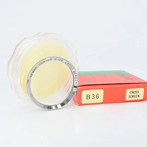 Vemar B36 Silver Star Cross Starburst Lens Filter Genuine Bayonet W/ Case - Picture 1 of 7