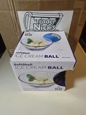 Yay Labs High Fives UCO Soft Shell Blue Ice Cream Ball Ice Cream Maker NEW - Image 1 of 4