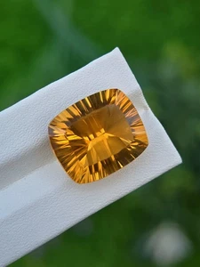 Piedra preciosa de citrino corte de lujo limpia piedra facetada suelta natural - Imagen 1 de 7