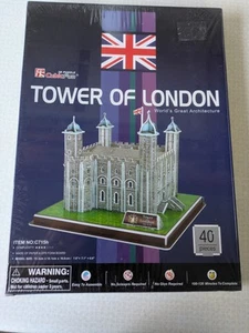 CubicFun TOWER OF LONDON 3D Puzzle, NEW AND SEALED, 40 PIECES - Picture 1 of 2