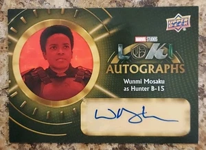 2023 Loki Season 1 Horizontal Autograph Card Hunter B15 Wunmi Mosaku - Picture 1 of 2