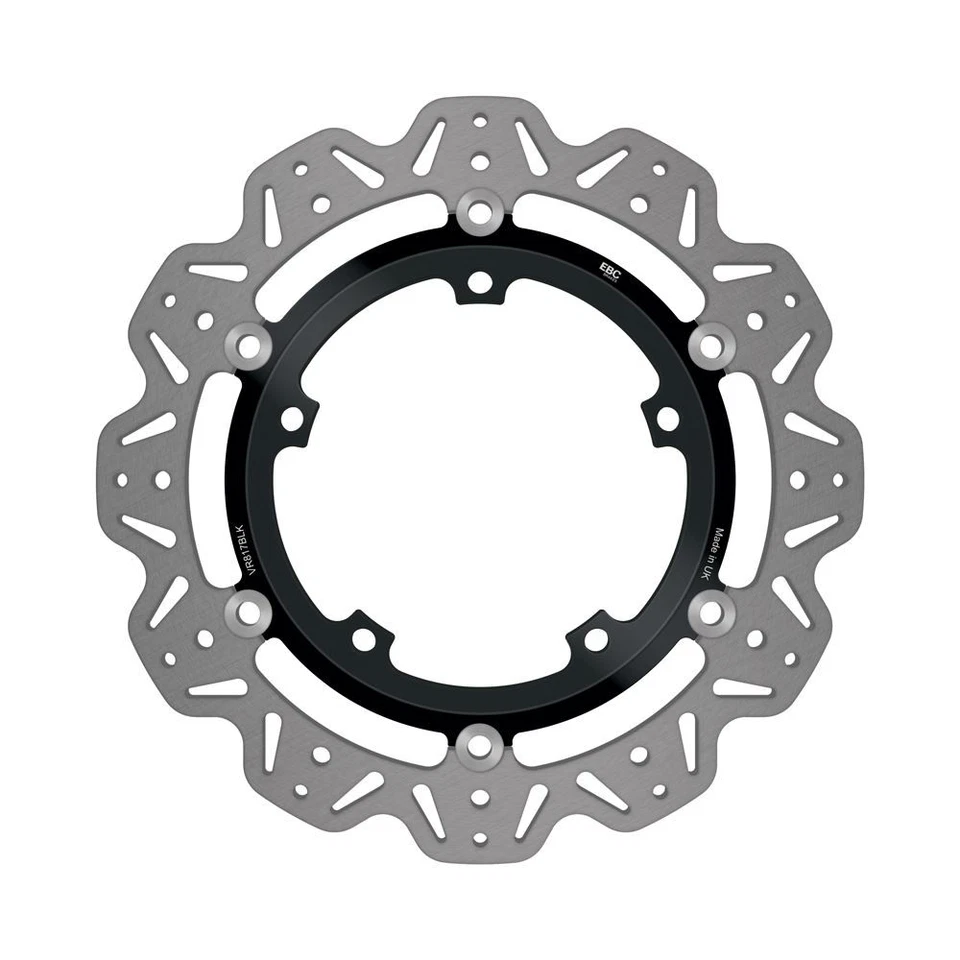 Rotor EBC Float Vee FR cubo preto FRHS para Triumph Speed Triple S ABS 2017 - 2018 - Imagem 1 de 1