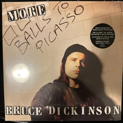Bruce Dickinson - More Balls To Picasso NEW SPLATTER RECORD LP VINYL IRON MAIDEN - Image 1 of 2