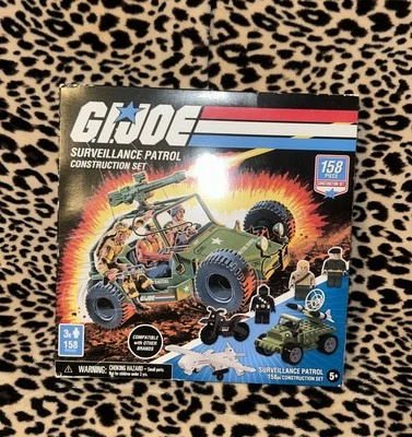 Hasbro G.I. Joe Surveillance Patrol Construction Set 158 Pieces 3 Mini Figures  - Image 1 of 4