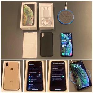 Apple iPhone XS 64 GOLD +Accessoire NEUF +Chargeur Sans Fil +Boite +Excellent ✅ - Photo 1/14