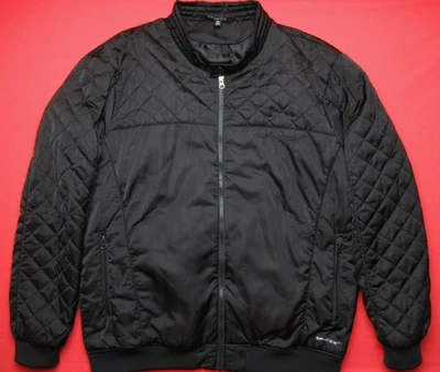 SpaceX Employee Quilted Puffer Jacket Black Elon Musk SpaceX.com Label Mens XL - Image 1 of 4