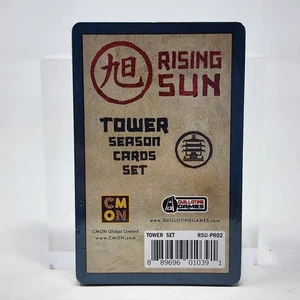 Rising Sun Tower Season Promo Card Set - Dice Tower Kickstarter 2019 - NEW! - Picture 1 of 8